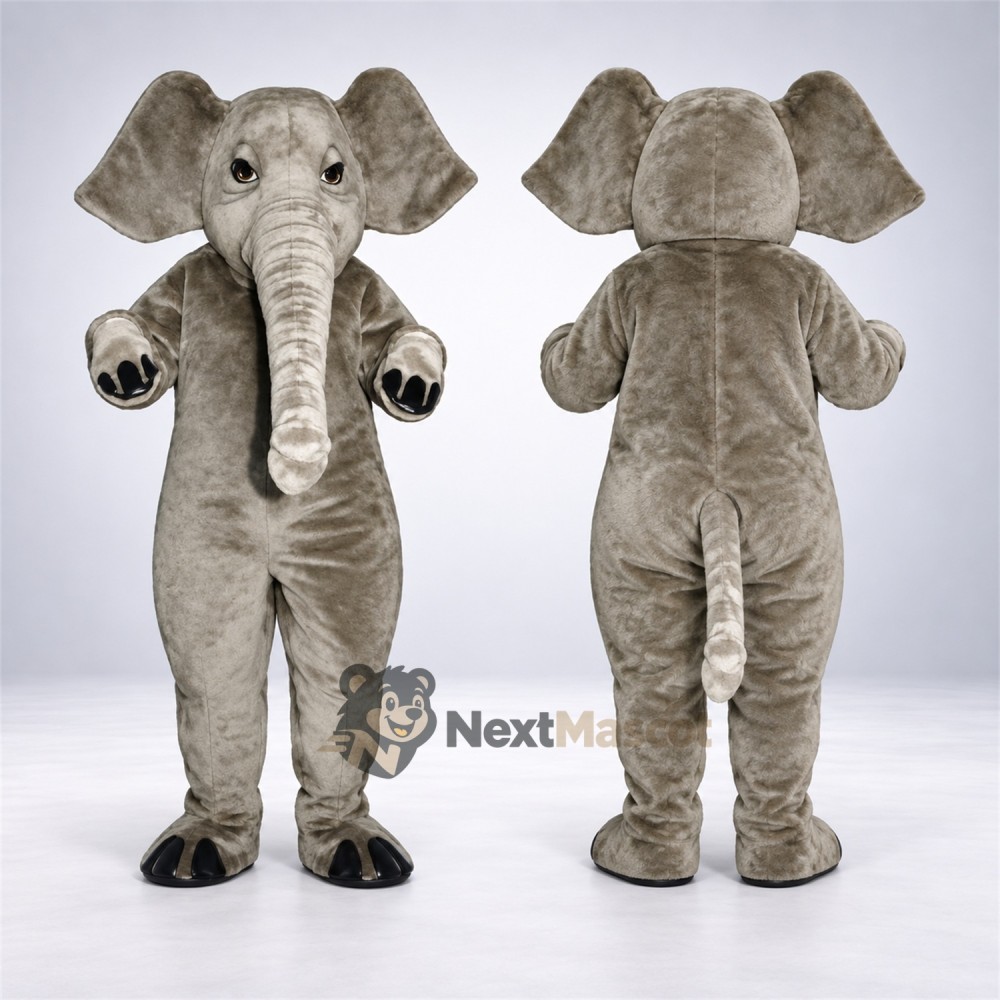 Elephant Mascot Costume - Gray for Fundraisers Elephant Mascot Costume - Gray for Fundraisers