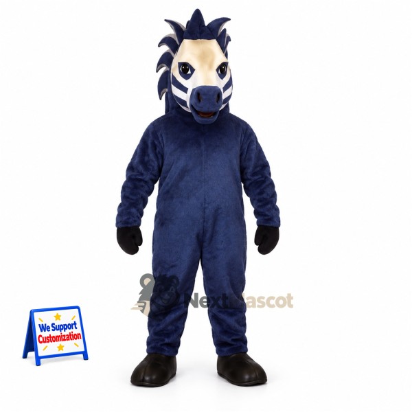 Horse Mascot Costume - Blue