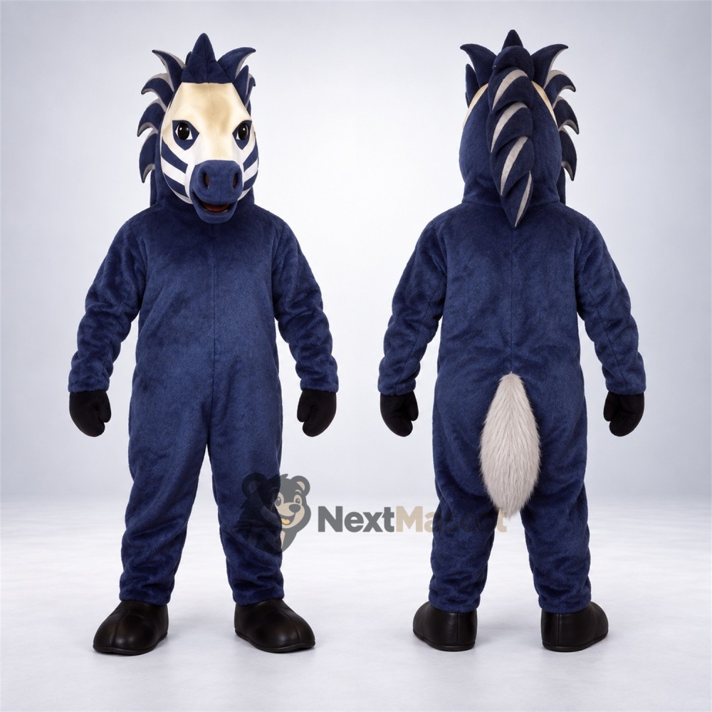 Horse Mascot Costume - Blue Horse Mascot Costume - Blue