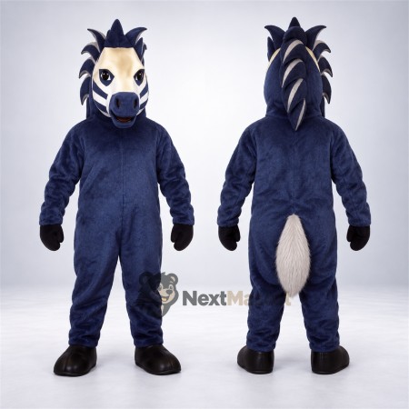 Horse Mascot Costume - Blue Horse Mascot Costume - Blue