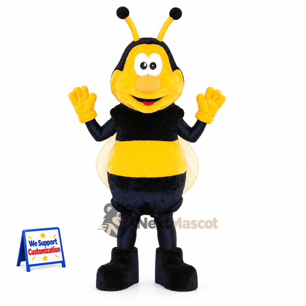 Bee Mascot Costume - Yellow for Nature Festivals Bee Mascot Costume - Yellow for Nature Festivals