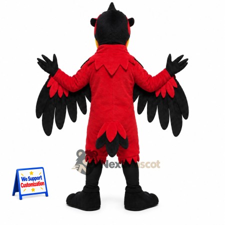 Woodpecker Mascot Costume - Red for Parades Woodpecker Mascot Costume - Red for Parades