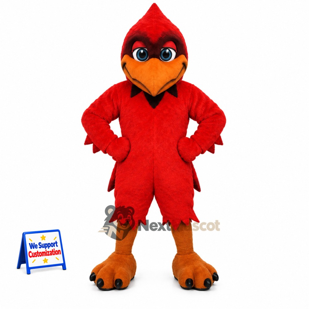 Cardinal Mascot Costume - Red for Festivals