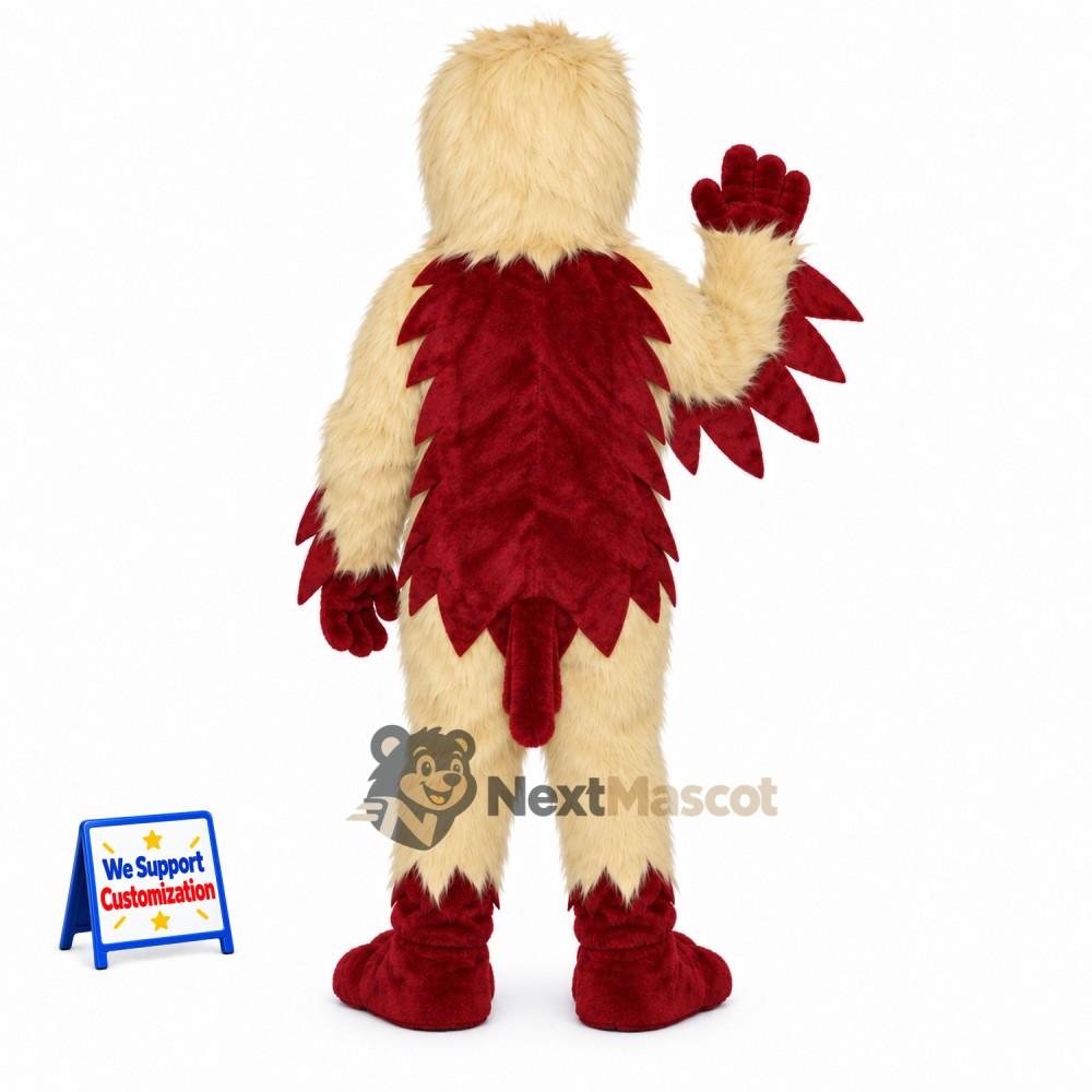 Eagle Mascot Costume - Red for School Events Eagle Mascot Costume - Red for School Events