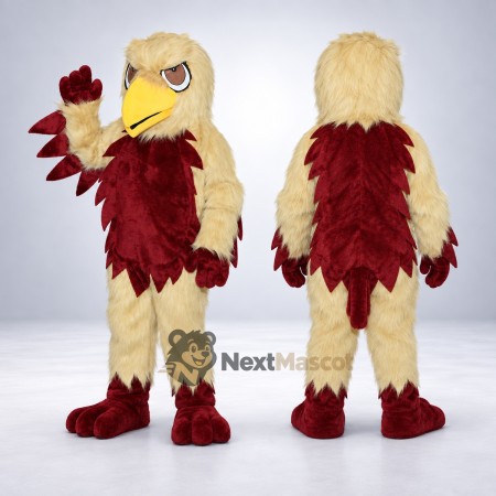 Eagle Mascot Costume - Red for School Events Eagle Mascot Costume - Red for School Events