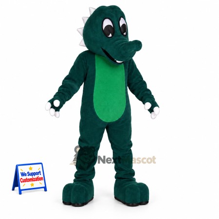 Crocodile Mascot Costume - Green for School Events Crocodile Mascot Costume - Green for School Events
