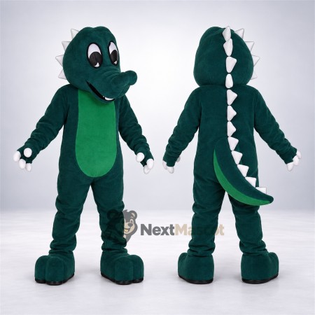 Crocodile Mascot Costume - Green for School Events Crocodile Mascot Costume - Green for School Events