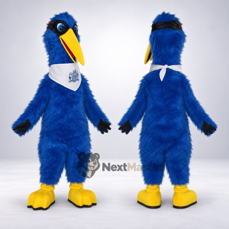 Woodpecker Mascot Costume - Blue Woodpecker Mascot Costume - Blue