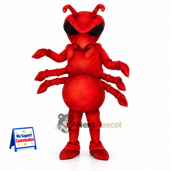 Ant Mascot Costume - Red for Parades