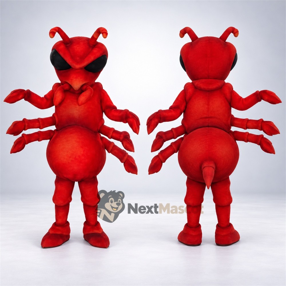 Ant Mascot Costume - Red for Parades Ant Mascot Costume - Red for Parades