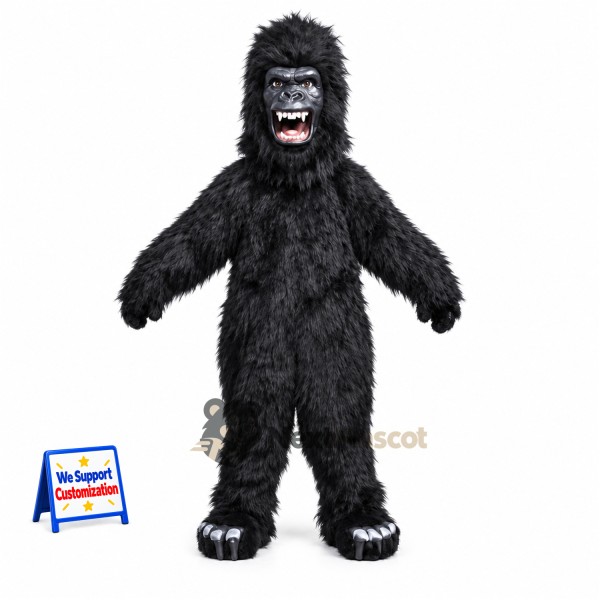 Gorilla Mascot Costume - Black for Carnivals