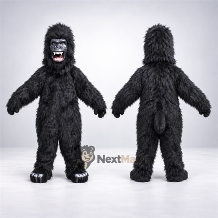 Gorilla Mascot Costume - Black for Carnivals Gorilla Mascot Costume - Black for Carnivals