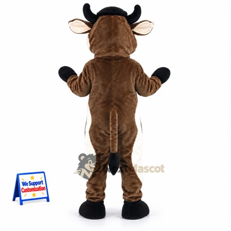 Cow Mascot Costume - Brown Cow Mascot Costume - Brown
