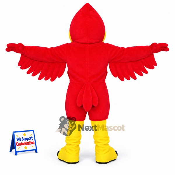 Cardinal Mascot Costume - Red for Birthday Parties Cardinal Mascot Costume - Red for Birthday Parties
