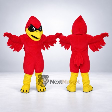 Cardinal Mascot Costume - Red for Birthday Parties