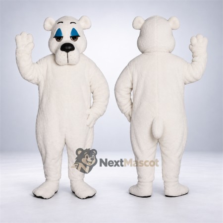 Bear Mascot Costume - White for School Spirit Bear Mascot Costume - White for School Spirit