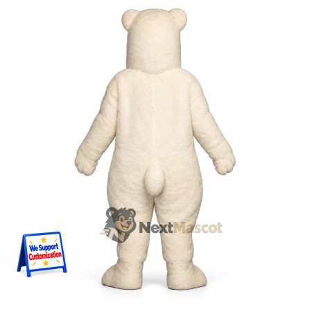 Bear Mascot Costume - White for Pep Rallies Bear Mascot Costume - White for Pep Rallies
