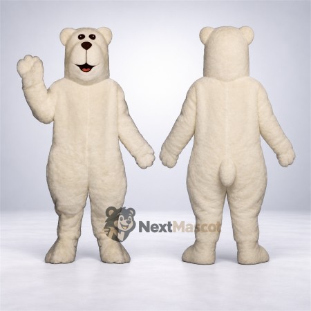 Bear Mascot Costume - White for Pep Rallies Bear Mascot Costume - White for Pep Rallies