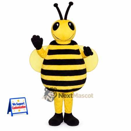 Bee Mascot Costume - Yellow Wings Bee Mascot Costume - Yellow Wings