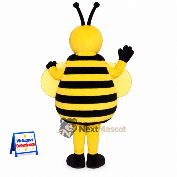 Bee Mascot Costume - Yellow Wings