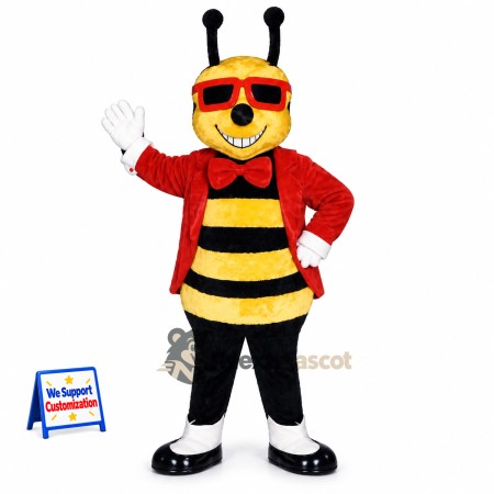 Bee Mascot Costume - Red Jacket Bee Mascot Costume - Red Jacket