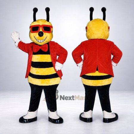 Bee Mascot Costume - Red Jacket Bee Mascot Costume - Red Jacket