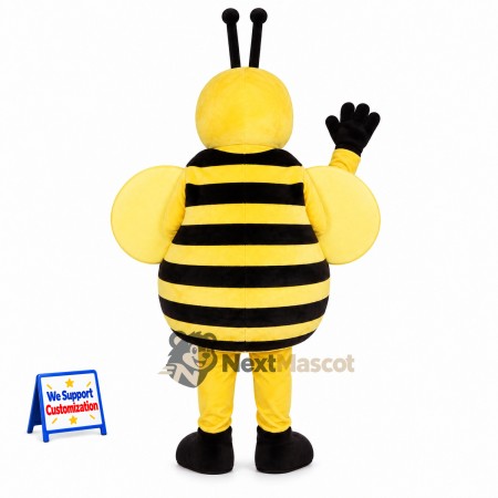 Bee Mascot Costume - Yellow Wings for Garden Events Bee Mascot Costume - Yellow Wings for Garden Events
