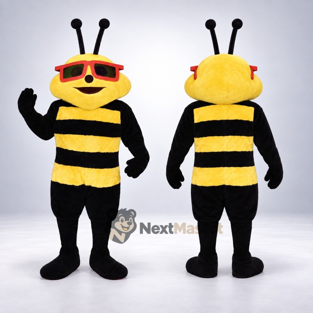 Bee Mascot Costume - Sunglasses for Nature Events Bee Mascot Costume - Sunglasses for Nature Events