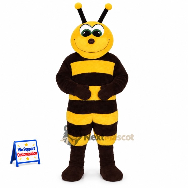 Bee Mascot Costume - Folded Arms for Garden Events