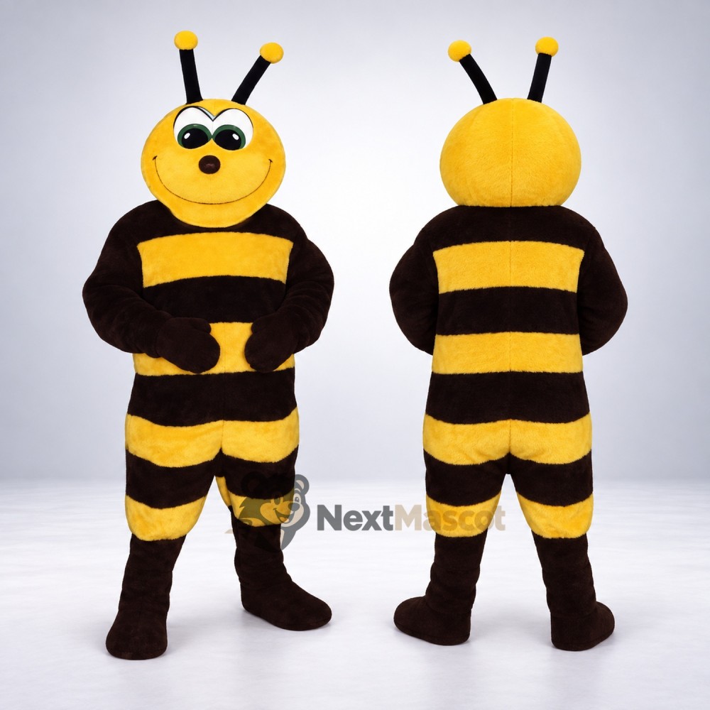 Bee Mascot Costume - Folded Arms for Garden Events Bee Mascot Costume - Folded Arms for Garden Events