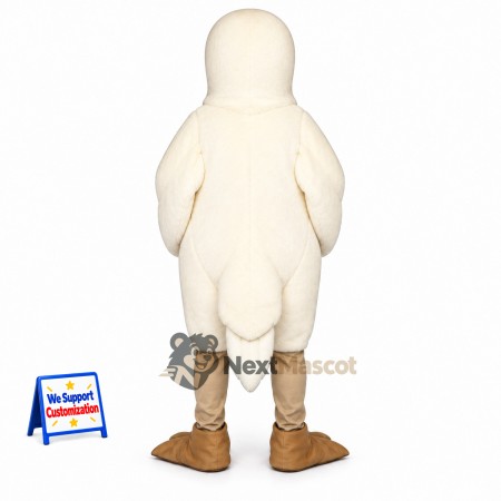 Bird Mascot Costume - White for Community Events Bird Mascot Costume - White for Community Events