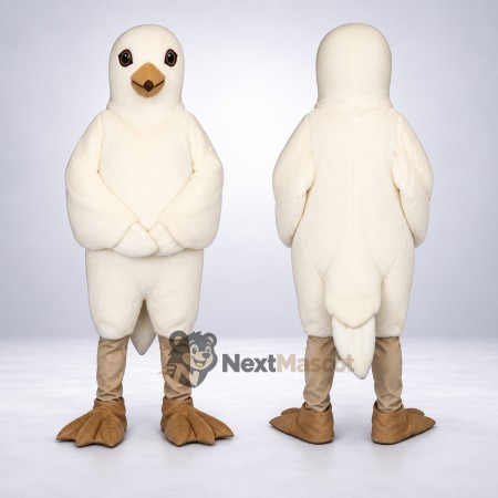 Bird Mascot Costume - White for Community Events Bird Mascot Costume - White for Community Events