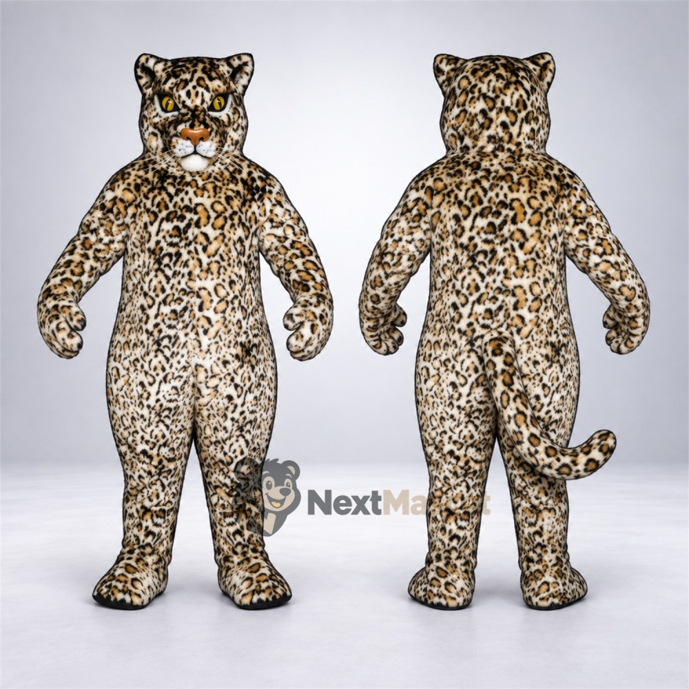 Leopard Mascot Costume - Spotted for Team Events Leopard Mascot Costume - Spotted for Team Events