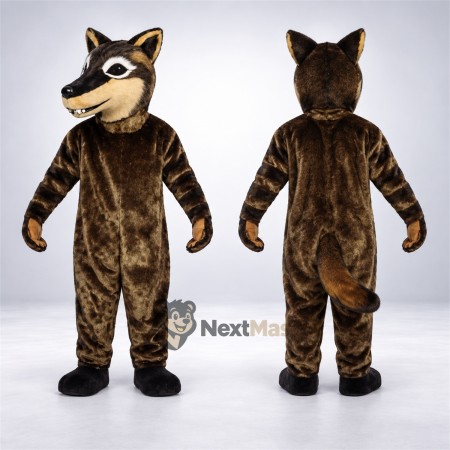 Raccoon Mascot Costume - Brown for School Events Raccoon Mascot Costume - Brown for School Events