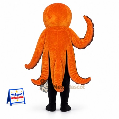 Octopus Mascot Costume - Orange Octopus Mascot Costume - Orange
