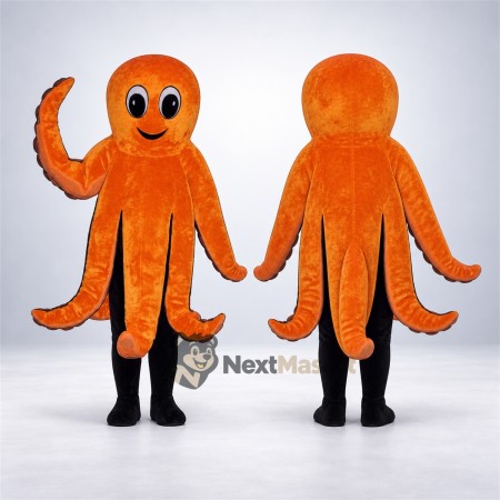 Octopus Mascot Costume - Orange Octopus Mascot Costume - Orange