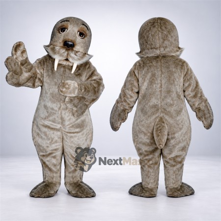 Walrus Mascot Costume - Gray