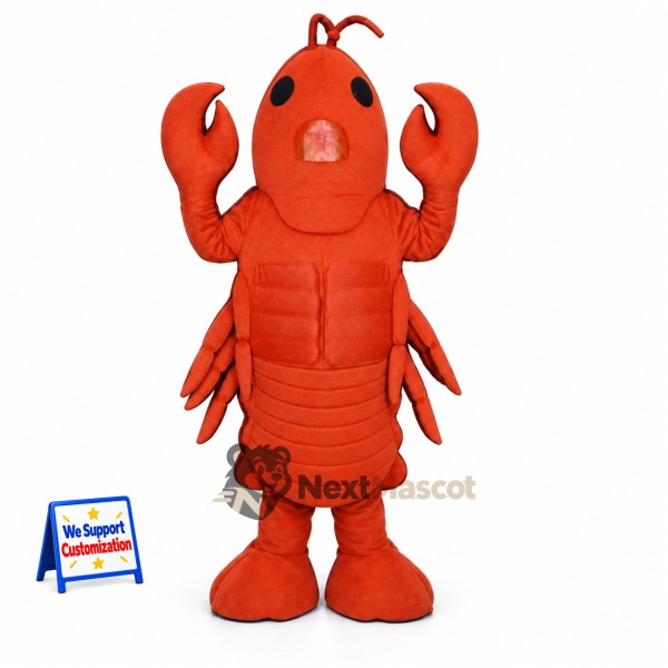 Lobster Mascot Costume - Red for Beach Festivals