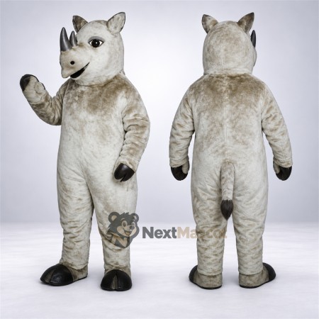 Rhino Mascot Costume - Gray for Parades Rhino Mascot Costume - Gray for Parades