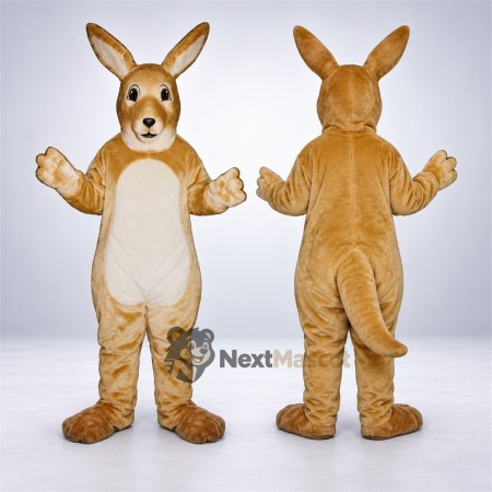 Kangaroo Mascot Costume - Brown