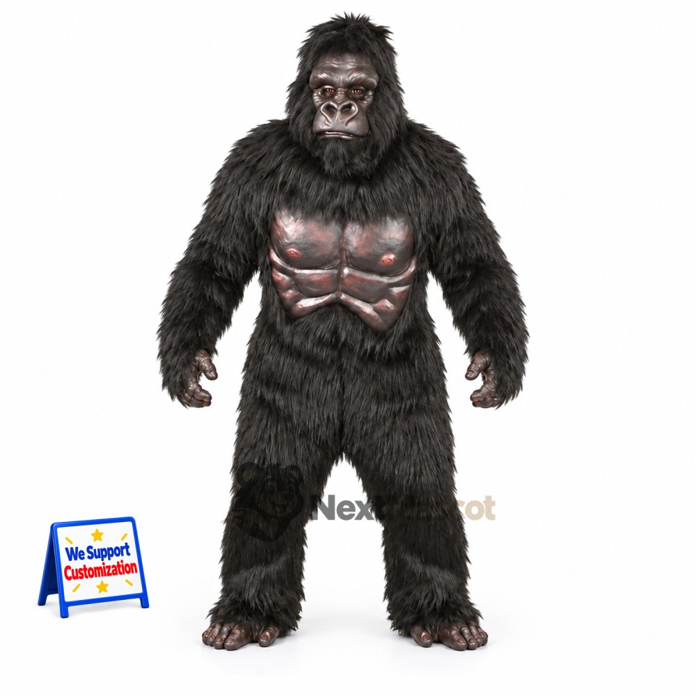 Gorilla Mascot Costume - Black for Family Events Gorilla Mascot Costume - Black for Family Events