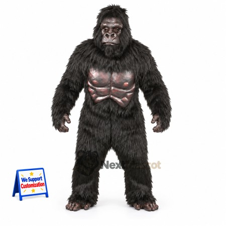 Gorilla Mascot Costume - Black for Family Events Gorilla Mascot Costume - Black for Family Events