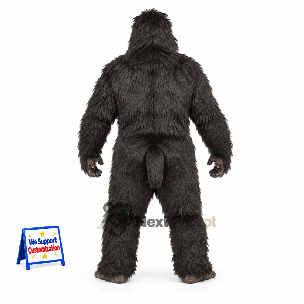 Gorilla Mascot Costume - Black for Family Events Gorilla Mascot Costume - Black for Family Events