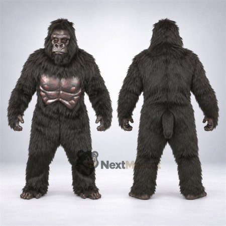 Gorilla Mascot Costume - Black for Family Events Gorilla Mascot Costume - Black for Family Events