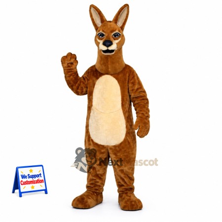 Kangaroo Mascot Costume - Brown for School Events Kangaroo Mascot Costume - Brown for School Events