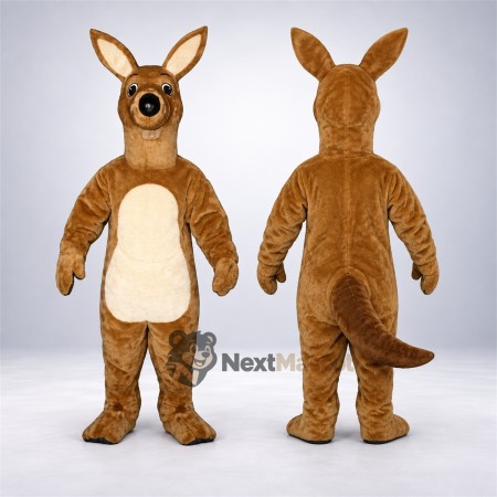 Kangaroo Mascot Costume - Brown for Community Events Kangaroo Mascot Costume - Brown for Community Events