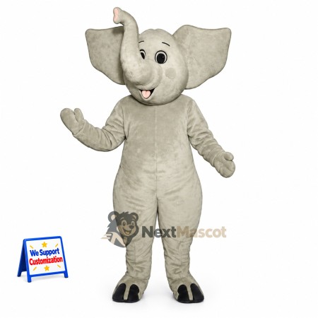 Elephant Mascot Costume - Gray for Promotions Elephant Mascot Costume - Gray for Promotions