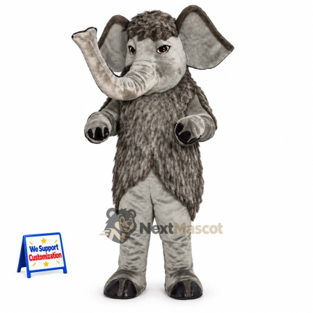 Elephant Mascot Costume - Gray for Grand Openings Elephant Mascot Costume - Gray for Grand Openings