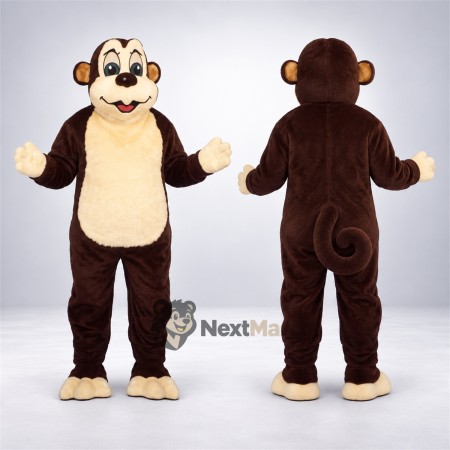 Monkey Mascot Costume - Brown for School Spirit Monkey Mascot Costume - Brown for School Spirit