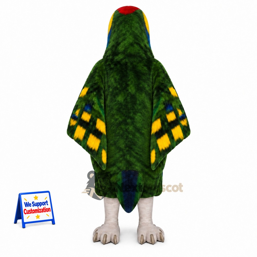 Parrot Mascot Costume - Green for Community Events